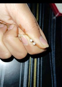 Combo Of Pure-Silver Ring 💍+Silver Studs 🌸