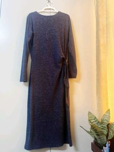 Cozy Knit Wrap Dress