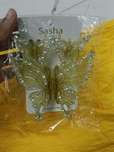 Sparkling Butterfly Hair Claw Clip