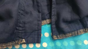 Elegant Blue Floral saree with blouse