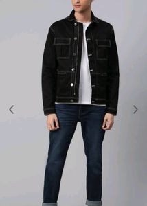 Black Tranding Denim Unisex Jacket 🧥