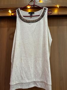 Embroidered Sleeveless Top from Atmosphere