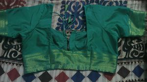 Mysore silk crepe saree with blouse