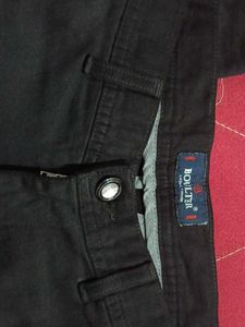 Boulter Men's Black Chinos