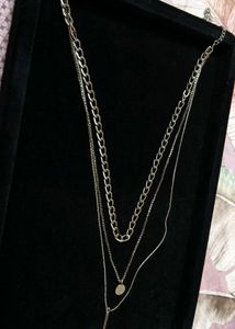 Layered Silver Necklace
