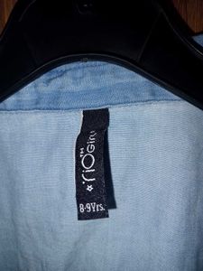 Cute Cropped Denim Top (Size 9-10Y / Fi