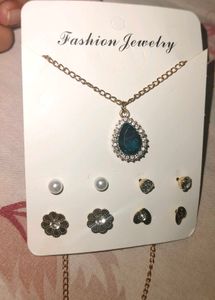 Fashion Jewelry Set: Necklace &amp; Earrings