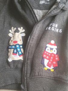 Fleece Lined Unisex Christmas Hoodie