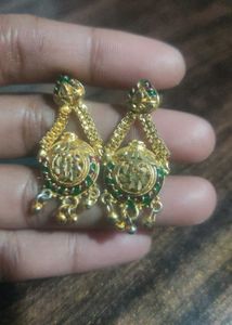 Gold Plated Dangle Earrings