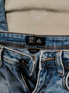 DNMX Women denim flared jeans