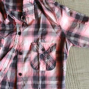 Plaid Cropped Shirt