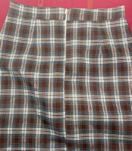Plaid Mini Skirt