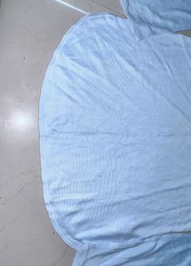 Comfortable Sky Blue Long Sleeve Top