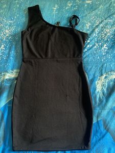 Sparkly One-Shoulder Party Dress