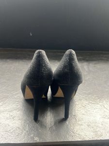 Regal Sparkly Peep-Toe Heels