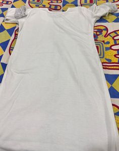 Elegant White Floral Print Kurta