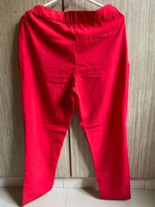 Red Casual Pants