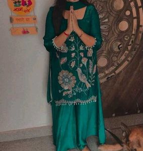 Beautiful 😍❤️ party wear kurta set with dupatta