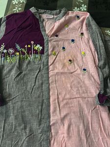 Unique Embroidered Long Kurta
