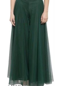Fancy Green Skirt Palazzo 🌿