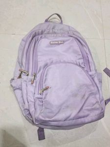 Cute Purple 'Beauty Girl' Backpack