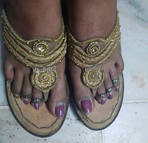 Embellished Flat Sandals