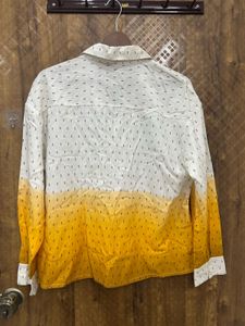 Stylish Ombre Embellished Shirt