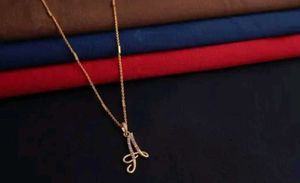 Letter 'A' Pendant Necklace