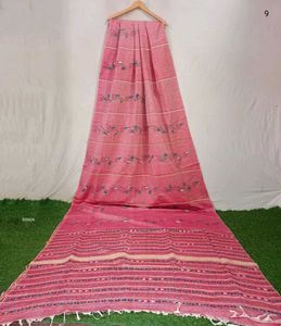Elegant Hand Kantha Embroidered Saree