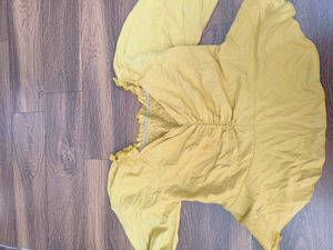 Chic Yellow Blouse