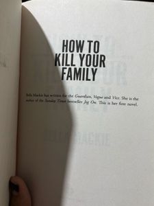 How to Kill Your Family Book
