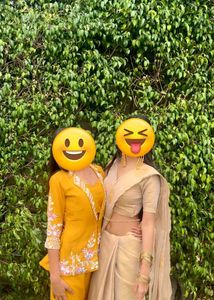 Elegant Beige Saree with Embellishments