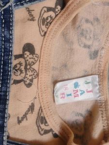 Baby Denim Overalls Set - Size Unknown