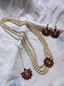 Parl Long Mala Set