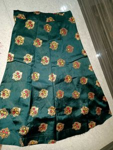 green &amp; yellow lahenga choli with duptta