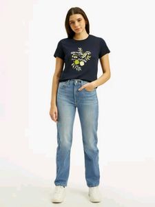 Levi's Mid Rise Straight Fit Jeans