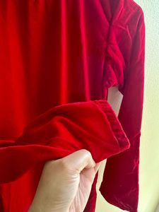 Gorgeous Red velvet Gown