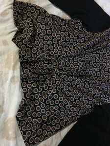 Indo western design shirt