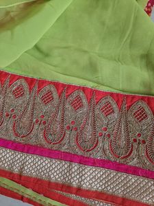 Pure Bandhani Saree