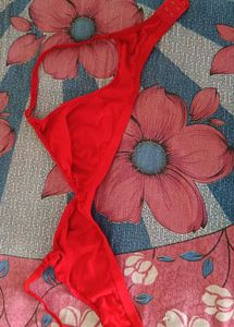 Vibrant Red Bra