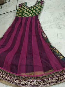 3 Piece Anarkali Suit/ Long Dress