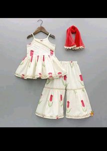 4-6 year Kids Ethnic Wear Sharara Set