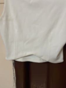 Ribbed White T-Shirt