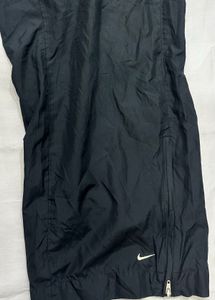 Nike Black Windbreaker Track Pants | Zip Ankle |