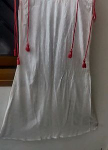 White Cotton Kurta