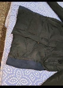 Stylish Black jacket quilted and sweater free