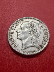 1946 French 5 Francs coin