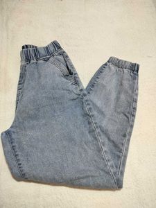 Light Wash Denim Jogger Jeans