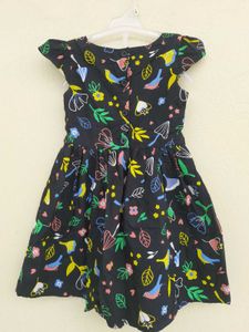 Cute Floral Print Baby Dress