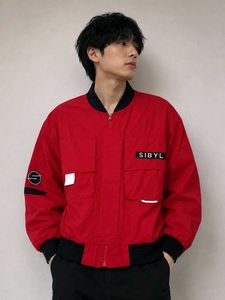 Red Baggy Bomber Jacket 🎀